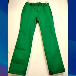 Dana Buchman (Size 8) Green Stretch Pants